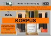 Lackstift, Farbstift für IKEA PAX KORPUS schwarz-braun
