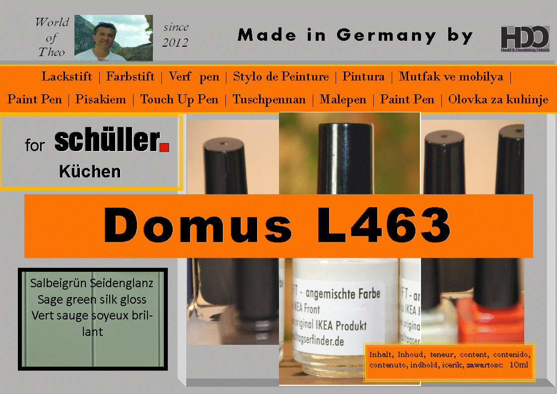 Lackstift, Farbstift für schüller DOMUS L463