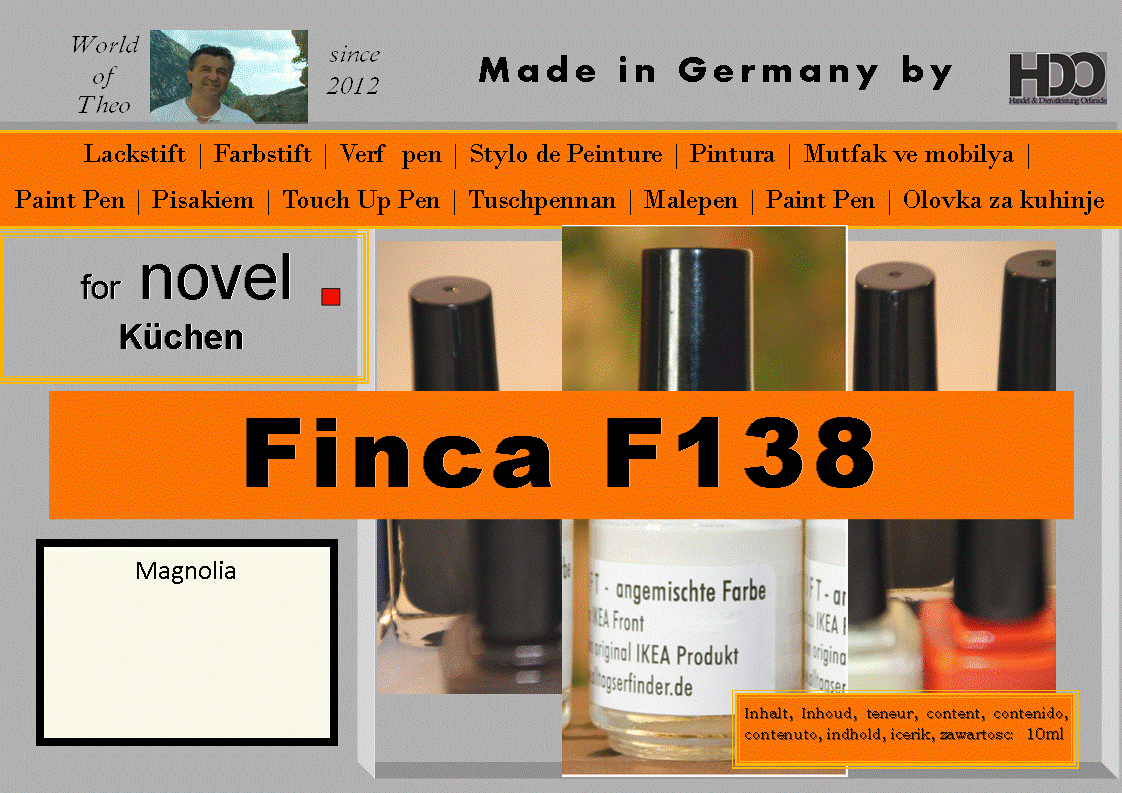 Lackstift, Farbstift für novel FINCA F138