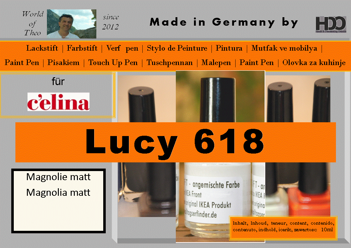 Lackstift, Farbstift für celina LUCY 618