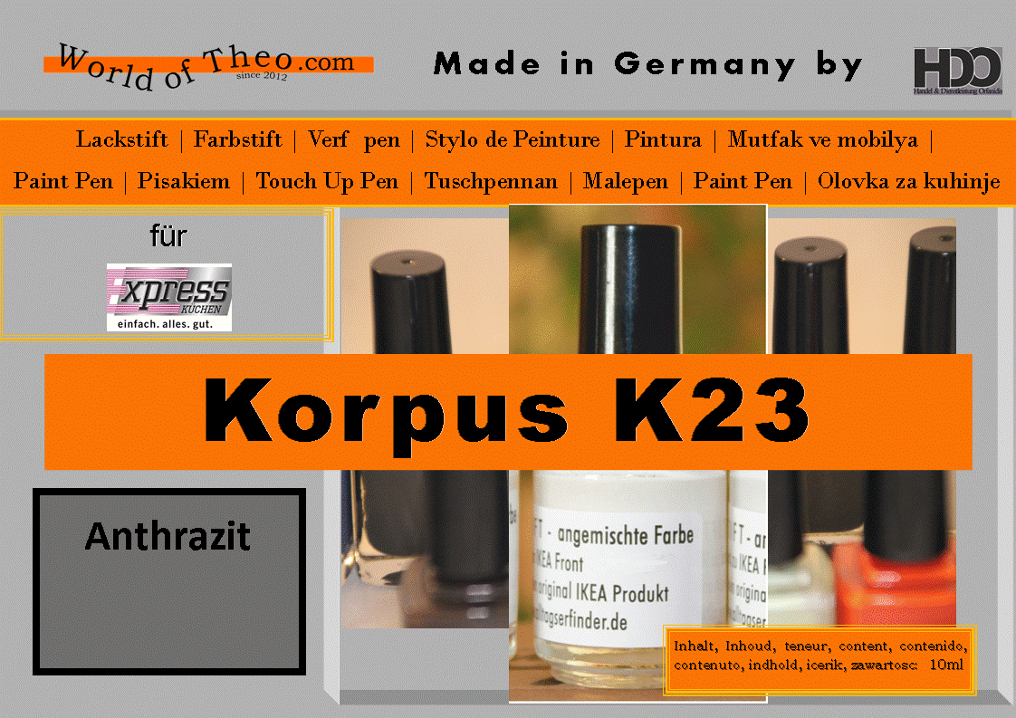 touch-up pen, touch-up paint for express Koprus 023