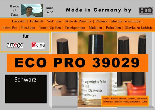 Lackstift, Farbstift für artego Eco Pro 39029