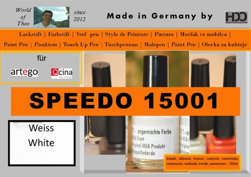 Lackstift, Farbstift für artego Speedo 15001