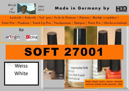 Lackstift, Farbstift für artego Soft 27001