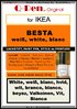 10mL touch-up pen for Ikea BESTA white