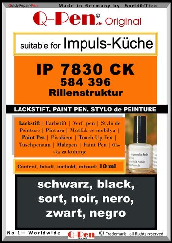 Lackstift für Impuls-Küchen IP7830 CK 584/396 10mL